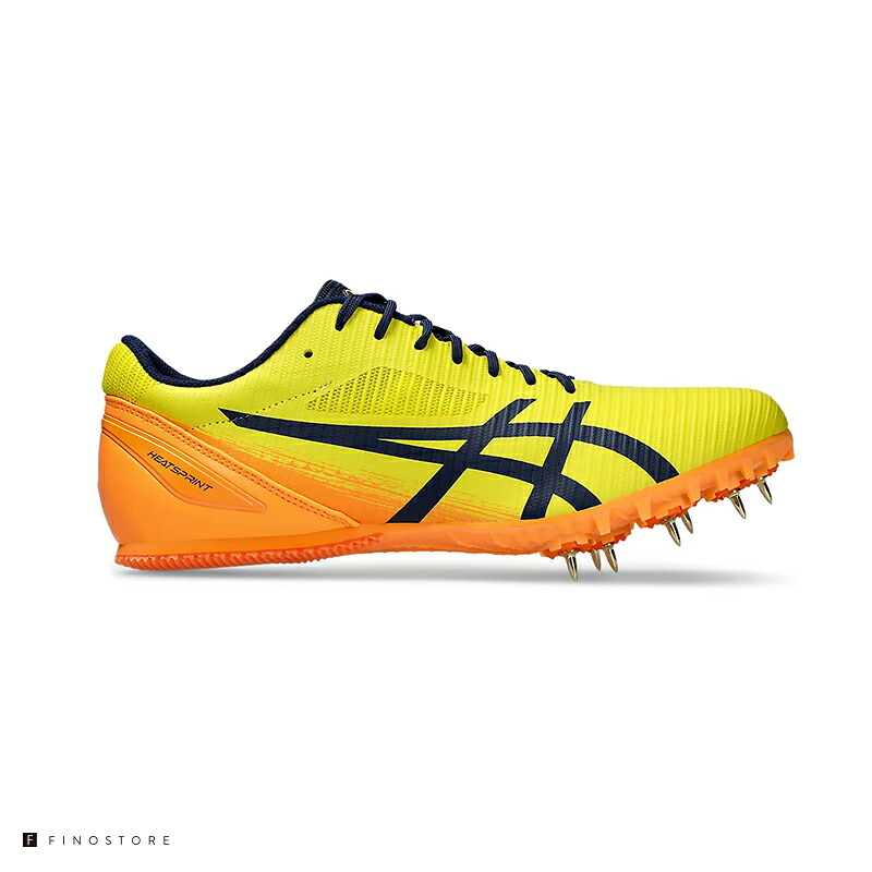 アシックス 100m～1500m ハードル 跳躍種目 陸上スパイク ヒートスプリント 13（ASICS HEATSPRINT 13）1093A199 750 ユニセックス BRIGHT YELLOW/BLUE EXPANSE
