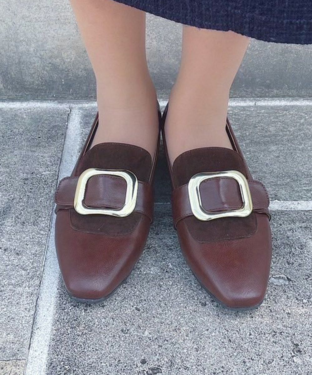 【SALE】an another angelus バックル使い ローヒール シューズ / アンアナザーアンジェラス[51BA01c003]画像