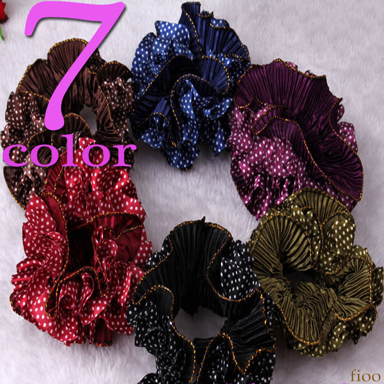 カラフル ドット柄シュシュ 7カラー 髪留め リボン レディース ヘアアクセサリー おしゃれ ミニ 可愛い ドット かわいい 柄 カラフル ドット柄シュシュ 7カラー 髪留め リボン レディース ヘアアクセサリー おしゃれ ミニ 可愛い ドット かわいい 柄