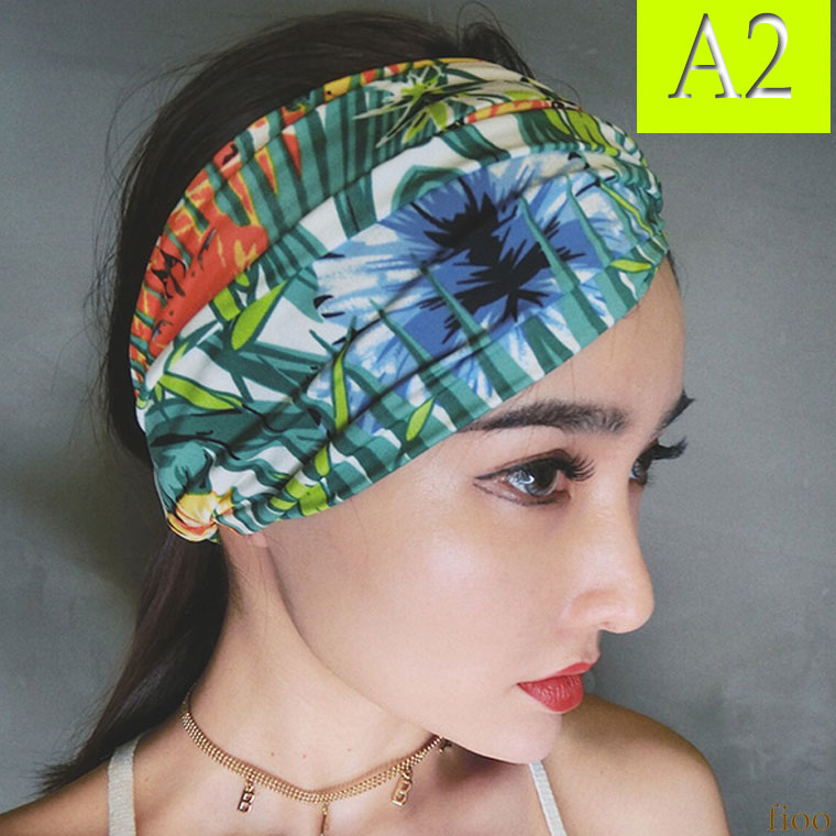New クロスターバン リボン メンズ ギャル ヘアバンド ターバン おしゃれ 6タイプ エスニック レディース 可愛い シュシュ かわいい