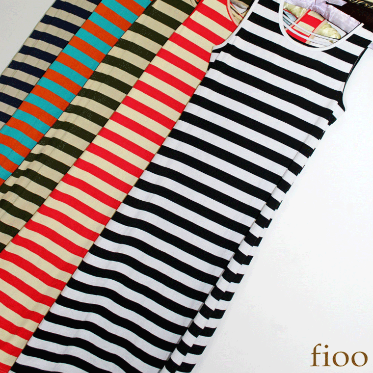 背中開きセクシー ノースリーブ マキシ丈ワンピース ボーダー レディース マキシ丈 ワンピース ロング丈