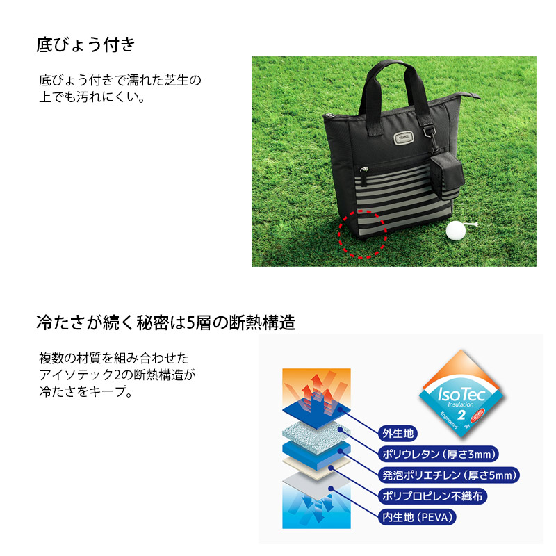 サーモス 保冷ラウンドトートバッグ REU-001 カートバッグ