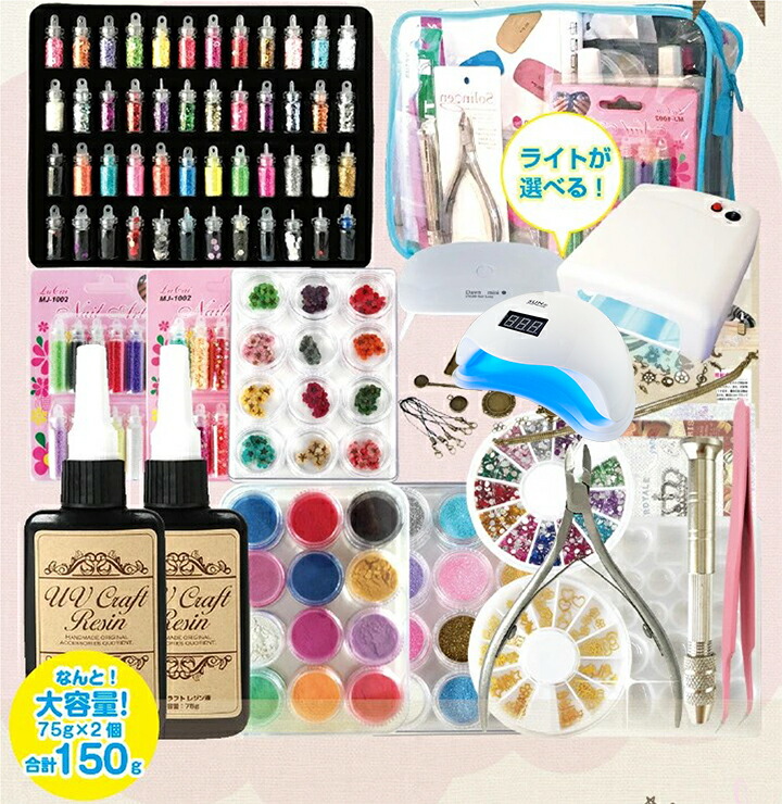 楽天市場】☆送料無料 UVジェルネイル・UVクラフトレジン UVライト 36W