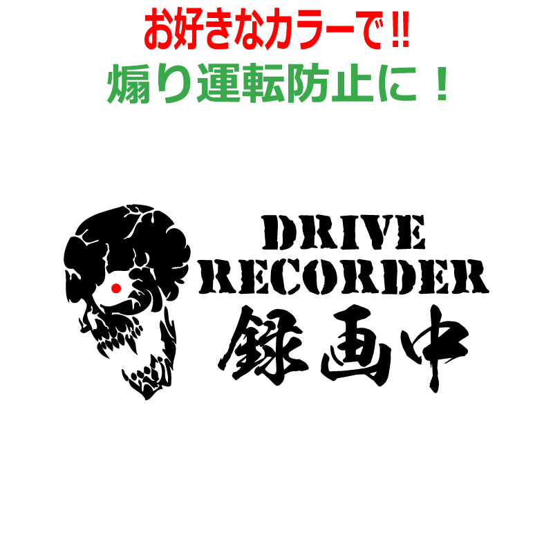 お得な情報満載 ドライブレコーダー 車載カメラ 車対策 スカル