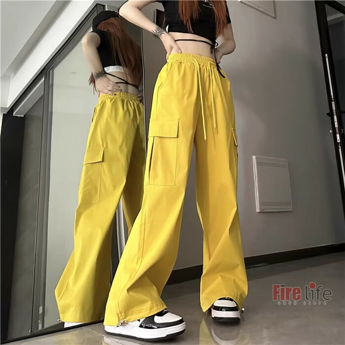 楽天市場】カーゴパンツ レディース ワイドパンツ ダンスパンツ ロング