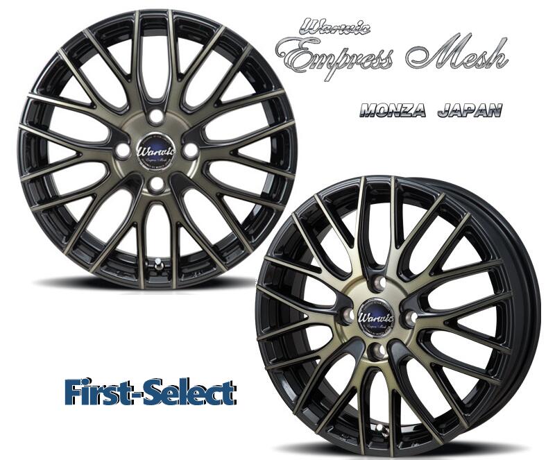 4本セット MONZA JAPAN Warwic EmpressMesh ブラッククリア/ポリッシュ (BKC/P) 18インチ 7.0J 114.3 / 5 53 アコード CL9 Warwic EmpressMesh22inch | LINEUP | MONZAJAPAN