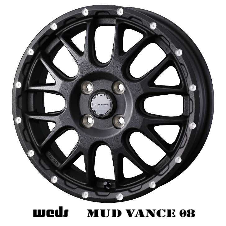 楽天市場】12×4.00B インセット +40 4-100 新品 ホイール 4本
