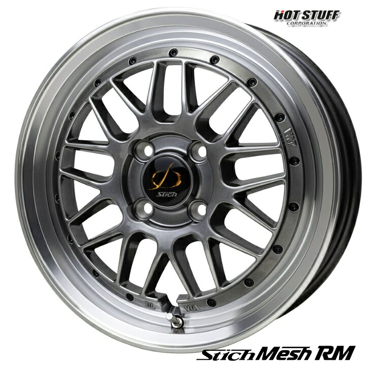 楽天市場】15×4.5J インセット +45 4-100ホットスタッフ シュティッヒ 