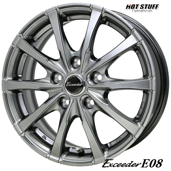 楽天市場】15×6.0J インセット +53 5-114.3 ホイール 4本ホット 