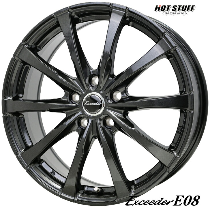 楽天市場】15×6.0J インセット +53 5-114.3 ホイール 4本ホット 