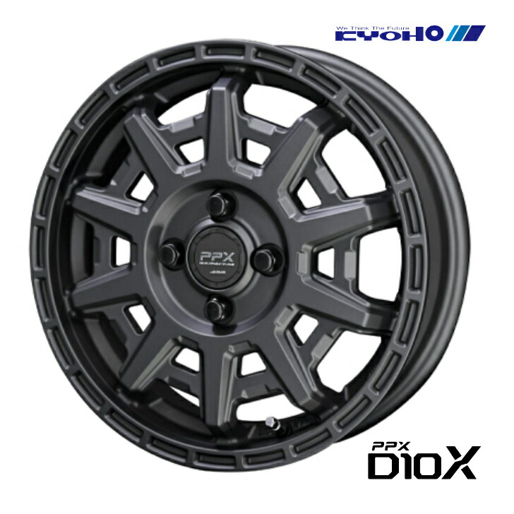 PPX 15インチ マットダークガンメタリック 楽天市場】PPX D10X 12インチ 3.50B 45 4-100 マットダークガン
