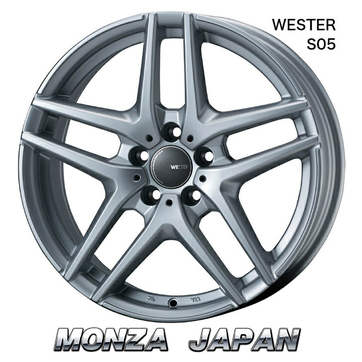 楽天市場】17×7.0J インセット +50 5-100 新品 ホイール 4本MID マルカ