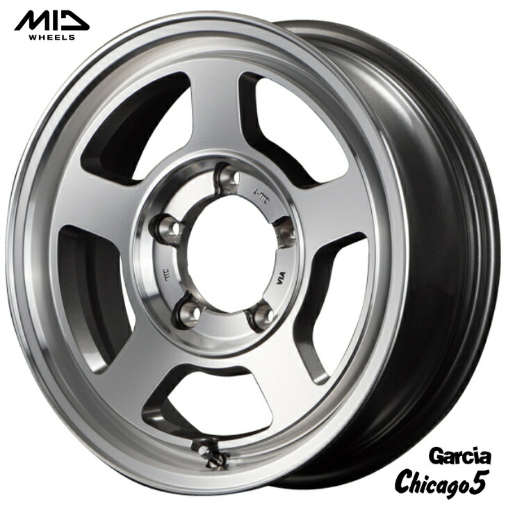 楽天市場】15×6.0J インセット-5 5-139.7 ハブ径 φ108.8ジムニー