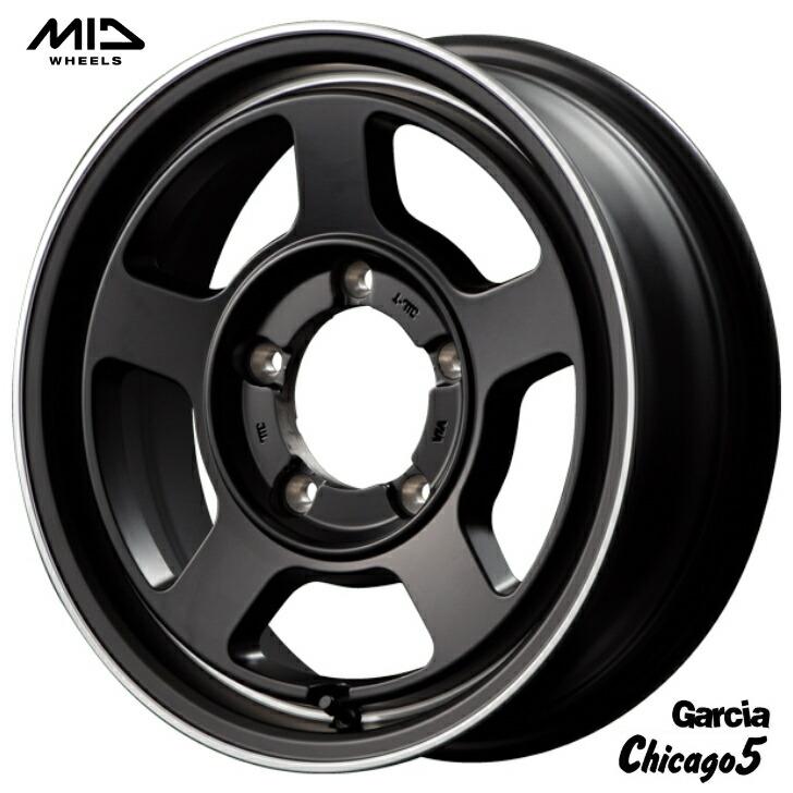 楽天市場】15×6.0J インセット-5 5-139.7 ハブ径 φ108.8ジムニー
