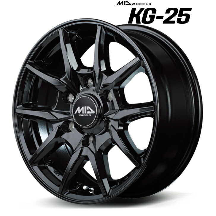 楽天市場】16×6.5J インセット+38 6H-139.7 MID マルカサービス ロード 
