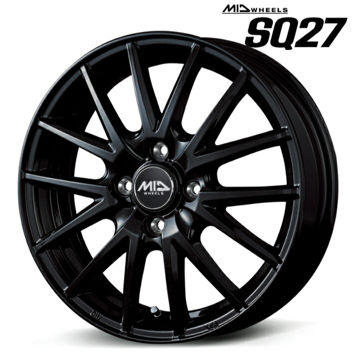 楽天市場】14×4.5J インセット+45 4-100 新品 ホイール 4本