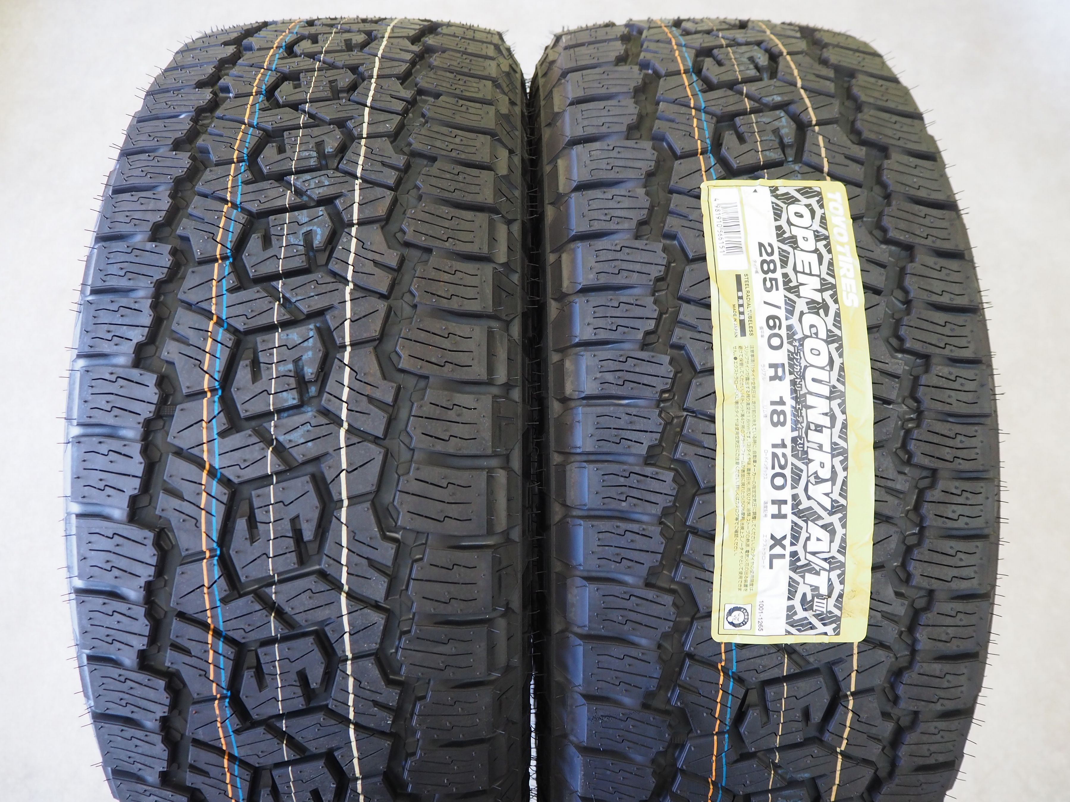 285/60R18 120H XL 18インチ 新品 タイヤトーヨー オープンカントリー A/T3｜ファーストセレクト