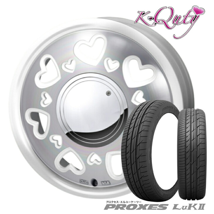 楽天市場】15×4.5J インセット +43 4H 100 ピンク165/55R15 75V 新品 