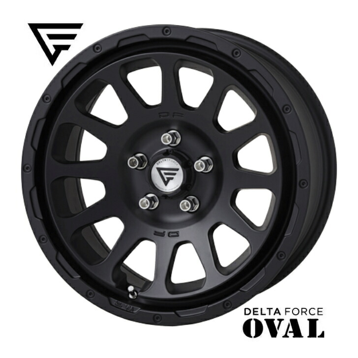 送料込み！デルタフォースオーバル 程度良好　おまけ付　デリカ　16インチ 楽天市場】16×7.0J インセット +35 5H 114.3 新品 ホイール 4本DELTA