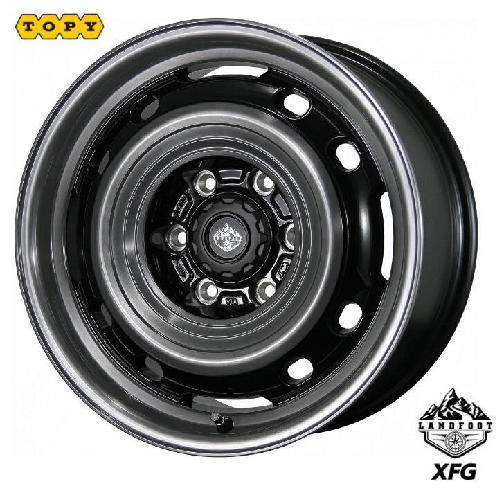 楽天市場】15×6.0J インセット +33 6-139.7 15インチ 新品TOPY トピー