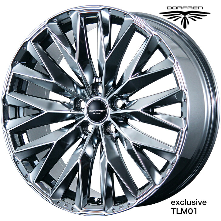 最安値 DORFREN 20インチ ホイール 多スポークデザイン お盆前値下げ