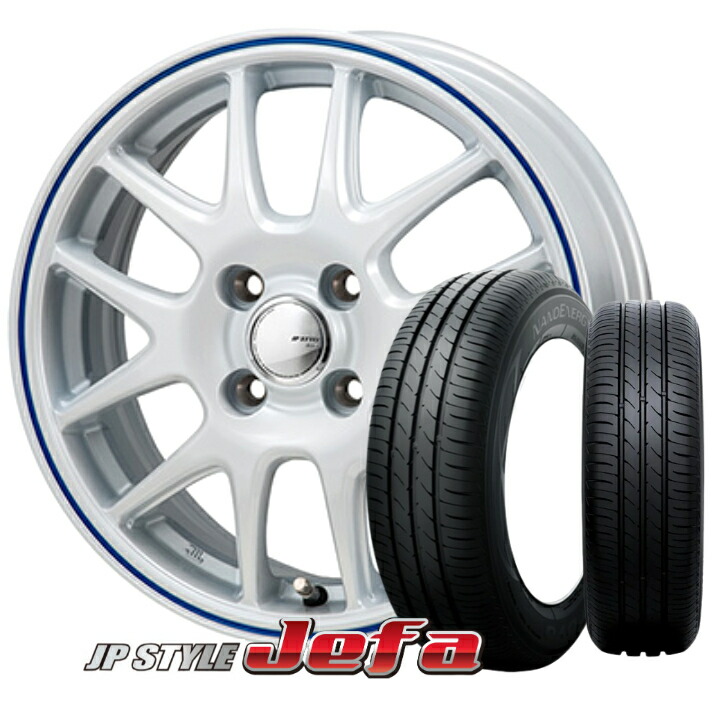 14×4.5J インセット +45 4H-100 4本 ホワイト 165/55R14 72V 新品 サマータイヤ ホイール セット MONZA JAPAN モンツァ JP スタイル JEFA ジェファ TOYO TIRES トーヨー NANOENERGY3 ナノエナジー オッティ MRワゴン ワゴンR トッポ ライフ 等