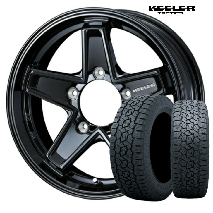 楽天市場】JIMNY スズキ ジムニー 新品 タイヤ ホイール 4本 黒16inch