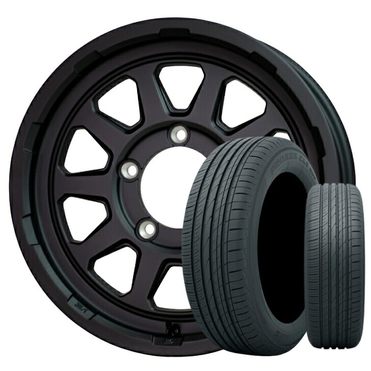 スズキ ジムニー JIMNY 新品 タイヤ ホイール 4本 16インチ 5.5J インセット+20 5H 139.7 黒 ホットスタッフ マッドクロス レンジャー ブラック 175/80R16 91S トーヨー プロクセス PROXES CL1 SUV