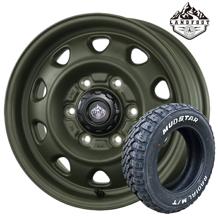 こーじ　195/80r15 楽天市場】15×6.0J インセット +33 6H 139.7 トピー ランドフット SWZ