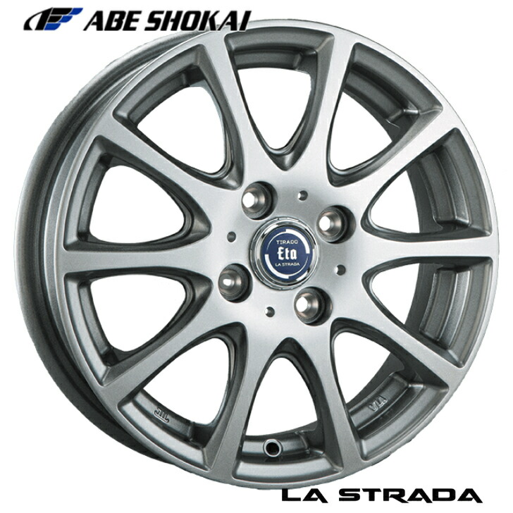 TIRADO　ETA　7J　＋38　PCD114.3　5H　215/55R16　スタッドレスアルミタイヤ4本　アルファード等 TIRADO ETA 7J ＋38 PCD114.3 5H 215/55R16 スタッドレスアルミタイヤ4