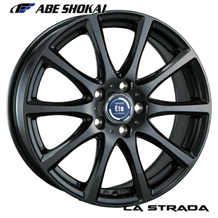 ラ・ストラーダ ティラード イオタ 4本セット ホイール MAZDA2 DJLFS/DJLAS/DJ5FS/DJ5AS LOT555C43 LA STRADA TIRADO IOTA アルミホイール ラ・ストラーダ ティラード イオタ 4本セット ホイール フィット GK4