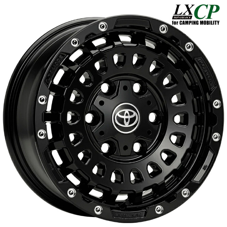 楽天市場】15×6.0J インセット +30 6H 139.7 ハブ径 106.2φ