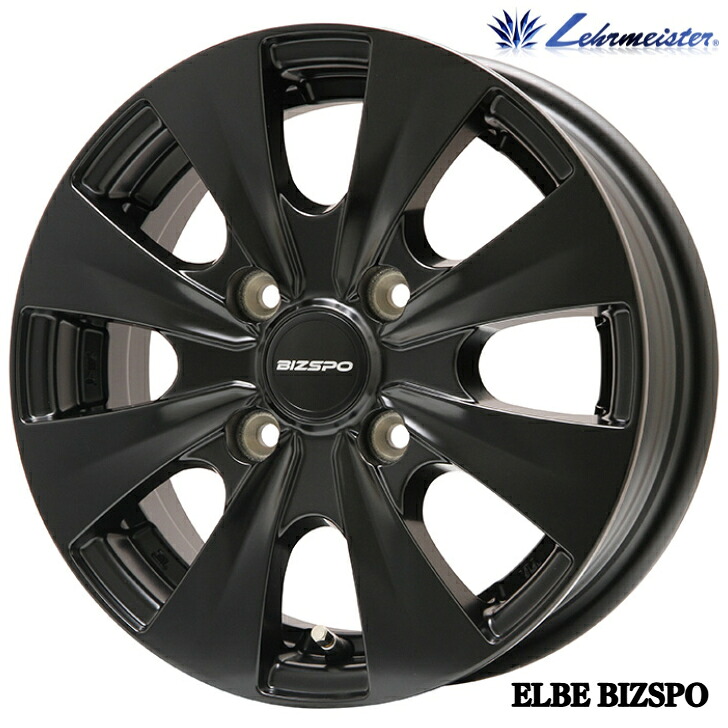 14&times;5.0J インセット +39 4-100 ブラックLEHRMEISTER ELBE BIZSPOサクシード プロボックス ADバン｜ファーストセレクト
