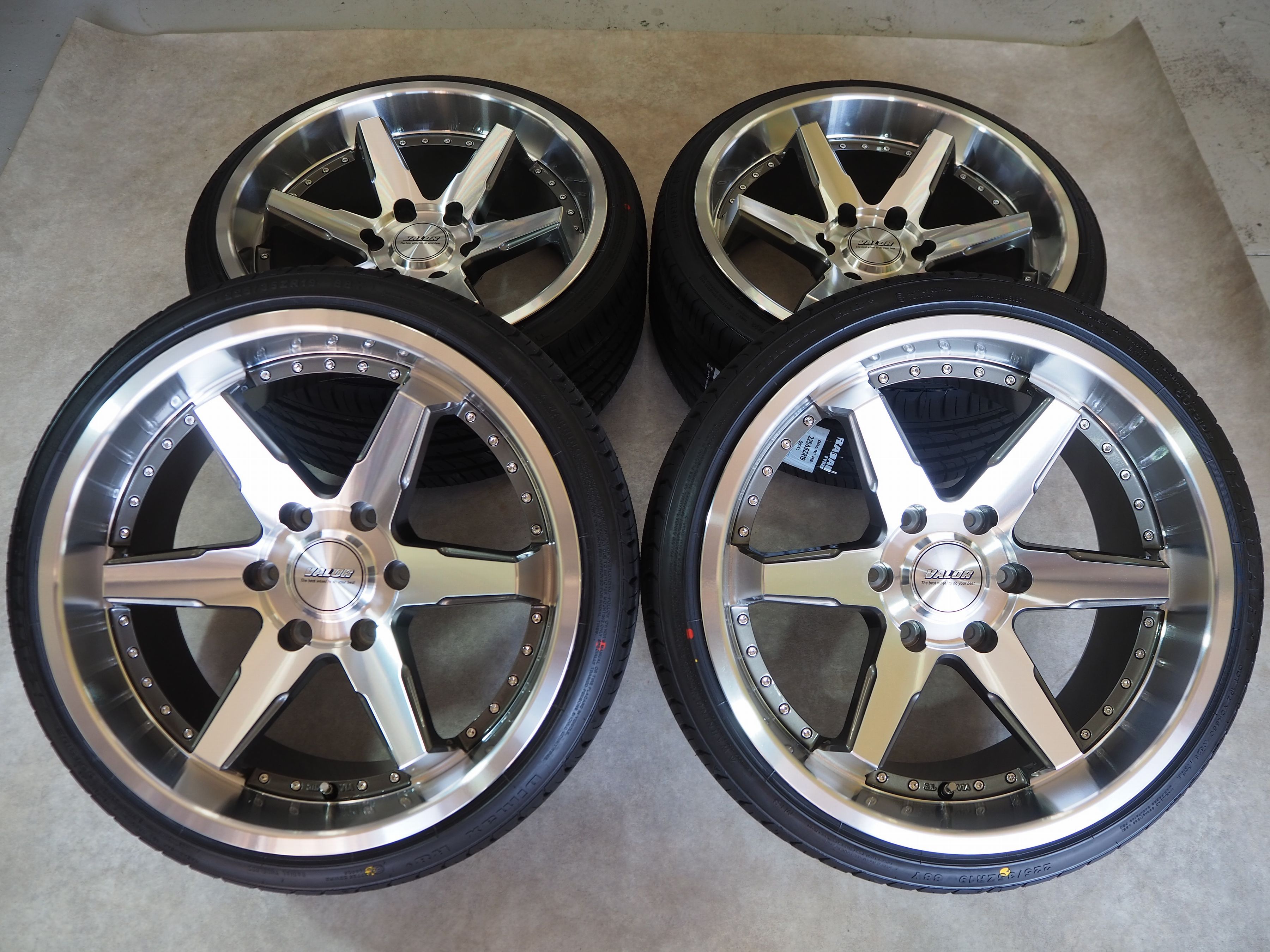 楽天市場】【中古】中古ホイール 19インチ 4本セットAIMGAIN