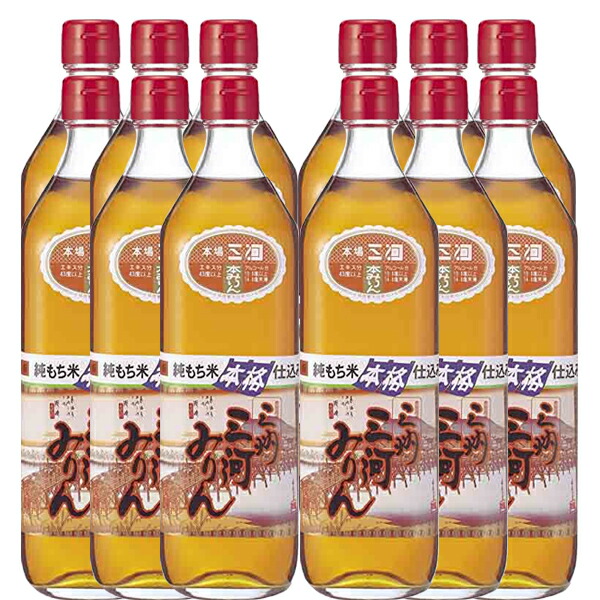 ■■【送料無料！】【使うだけで料理が更に美味しくなると大評判のみりん！】　角谷文治郎商店　三州三河みりん　700ml×12本セット(北海道・沖縄は送料+990円)