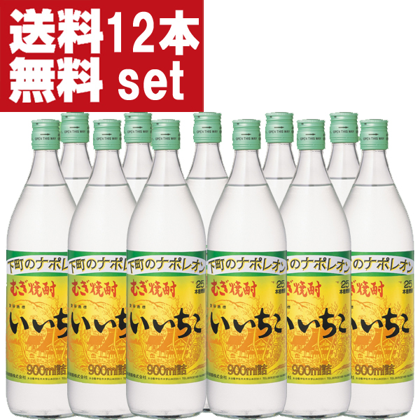 いいちこ 麦焼酎 25度 900ml 1ケース 12本入り 北海道 沖縄は送料 980円 2 好評受付中