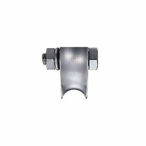 ヨコヅナ 440Cベアリング入ステンレス重量戸車 車のみ 50mm 溝R JCP-0501 1個