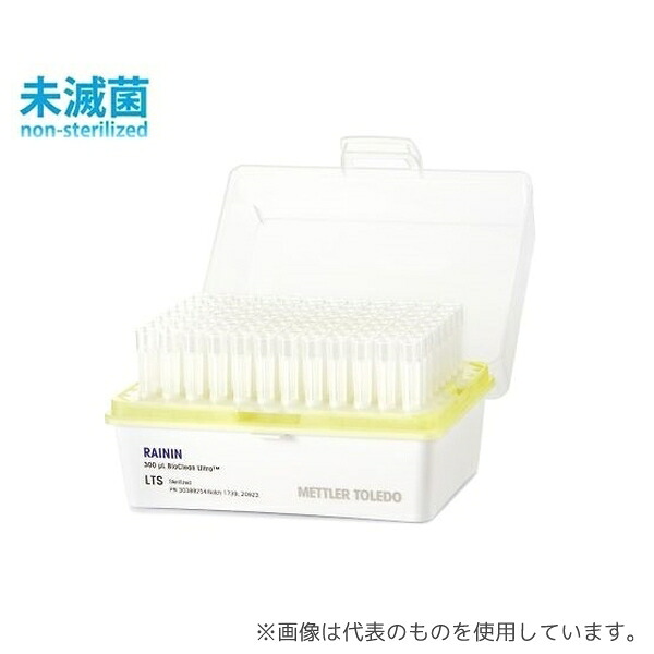 メトラー・トレド レイニン 30389160 低吸着LTSチップ(リムーバブルカバーラック入)ローリテンションチップ RT LTS 300μL L 768A/8 1個(96本×8ラック入)