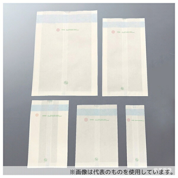 日油技研工業 PB201 紙製滅菌バッグ(鉗子立用キャップ)大 500枚入