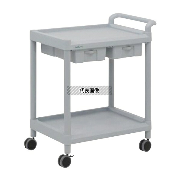 ナビス(アズワン) MSO21C モバイルストレージカート(引出し付) 2段 705&times;444&times;830｜セミプロＤＩＹ店ファースト