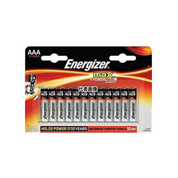 Energizer 7638900410204 単4形電池 アルカリ電池 公称電圧 1.5V 1袋(12個入)