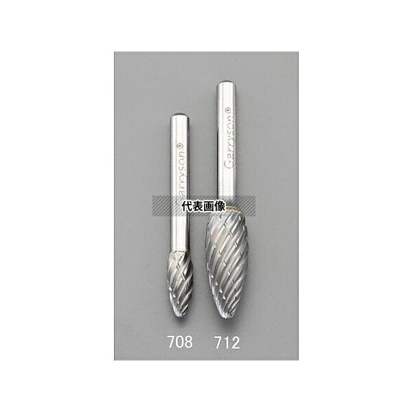 エスコ EA819JK-712 [快削]12x32mm/6mm軸 超硬カッター(鉄・鋳物用)