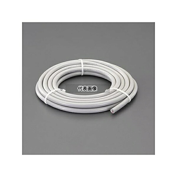エスコ EA940AG-666 1.25mm2x10m/4芯 ビニールキャブタイヤケーブル