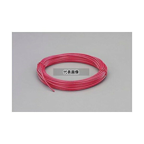 エスコ EA940AM-121A 1.25mm2x 50m ビニールコード[VSF](赤)
