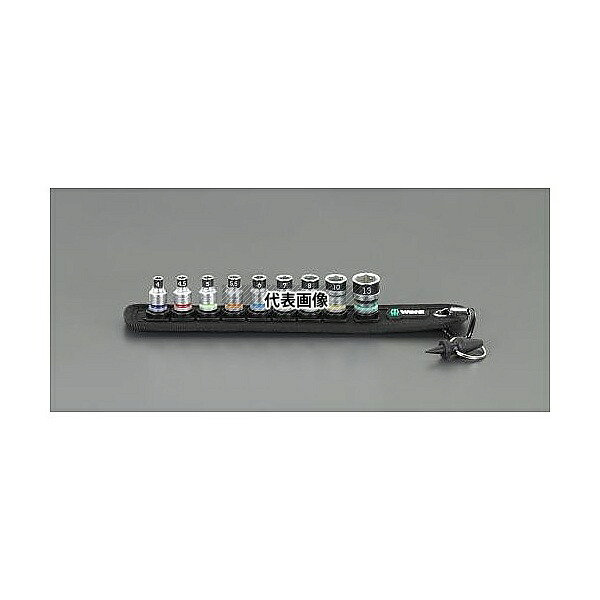 エスコ EA617AJ-801 1/4DR/ 9点 ソケットセット(ホールド機能付) 10,989円