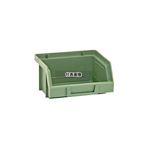 エスコ EA661CM-11 103x 95x 53mm パーツトレー(重ね置型・緑/100個)
