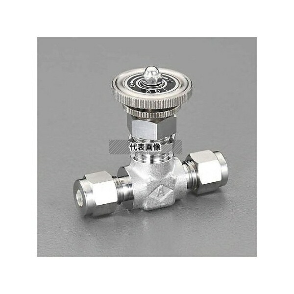 エスコ EA425CB-10 10mmx10mm ミニチュアバルブ(ステンレス製) 9,117円