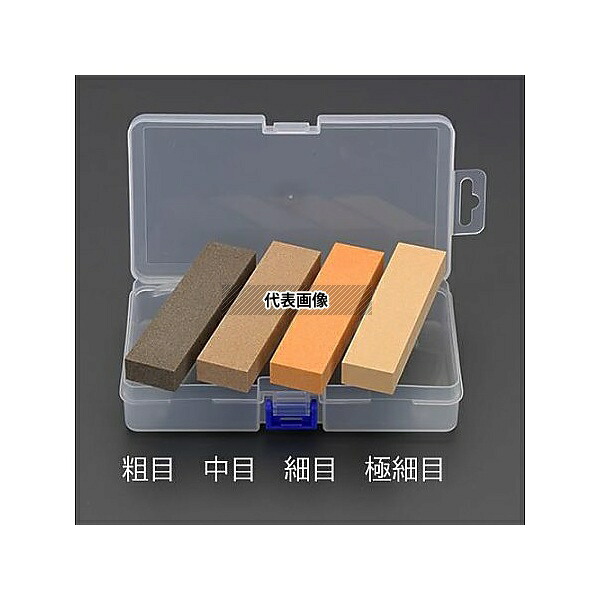 エスコ EA522G 4個組 油砥石セット