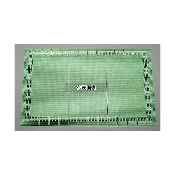 エスコ EA997RB-600 750x1050m/13.5mm 導電性マット(連結式/緑) 16,790円
