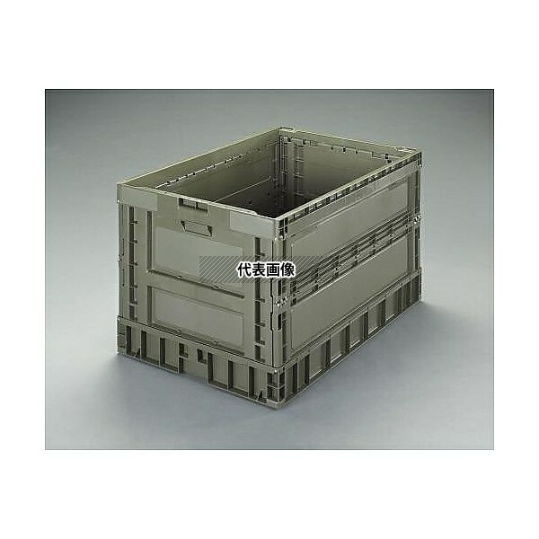 エスコ EA506AA-110 924x620x602mm/298L 折畳コンテナ(OD色)